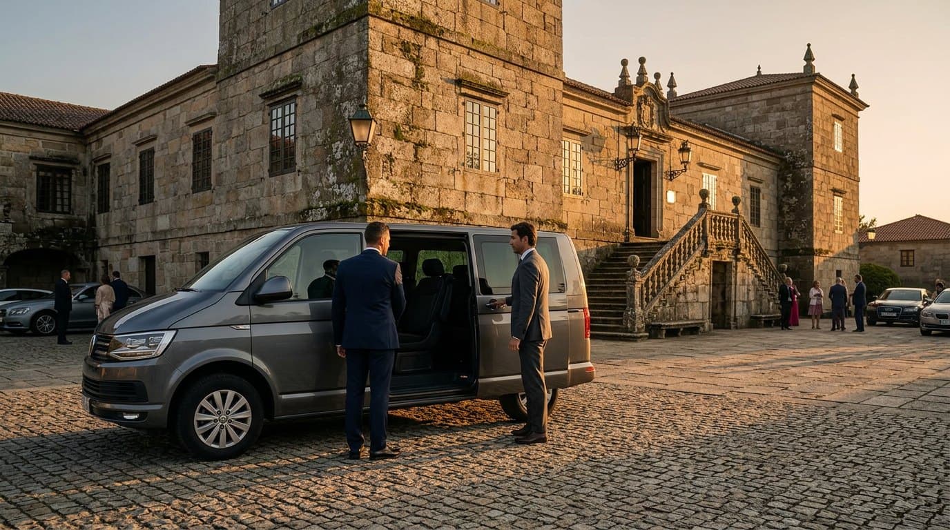 Traslado VIP discreto de un invitado de honor en un vehículo de VTC Taxi